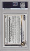 Tyler Black from the 2021 Bowman Draft set featuring a Blue Refractor parallel graded by PSA and given an overall grade of 10.