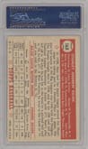 Stan Rojek from the 1952 Topps set graded by PSA and given an overall grade of 4.