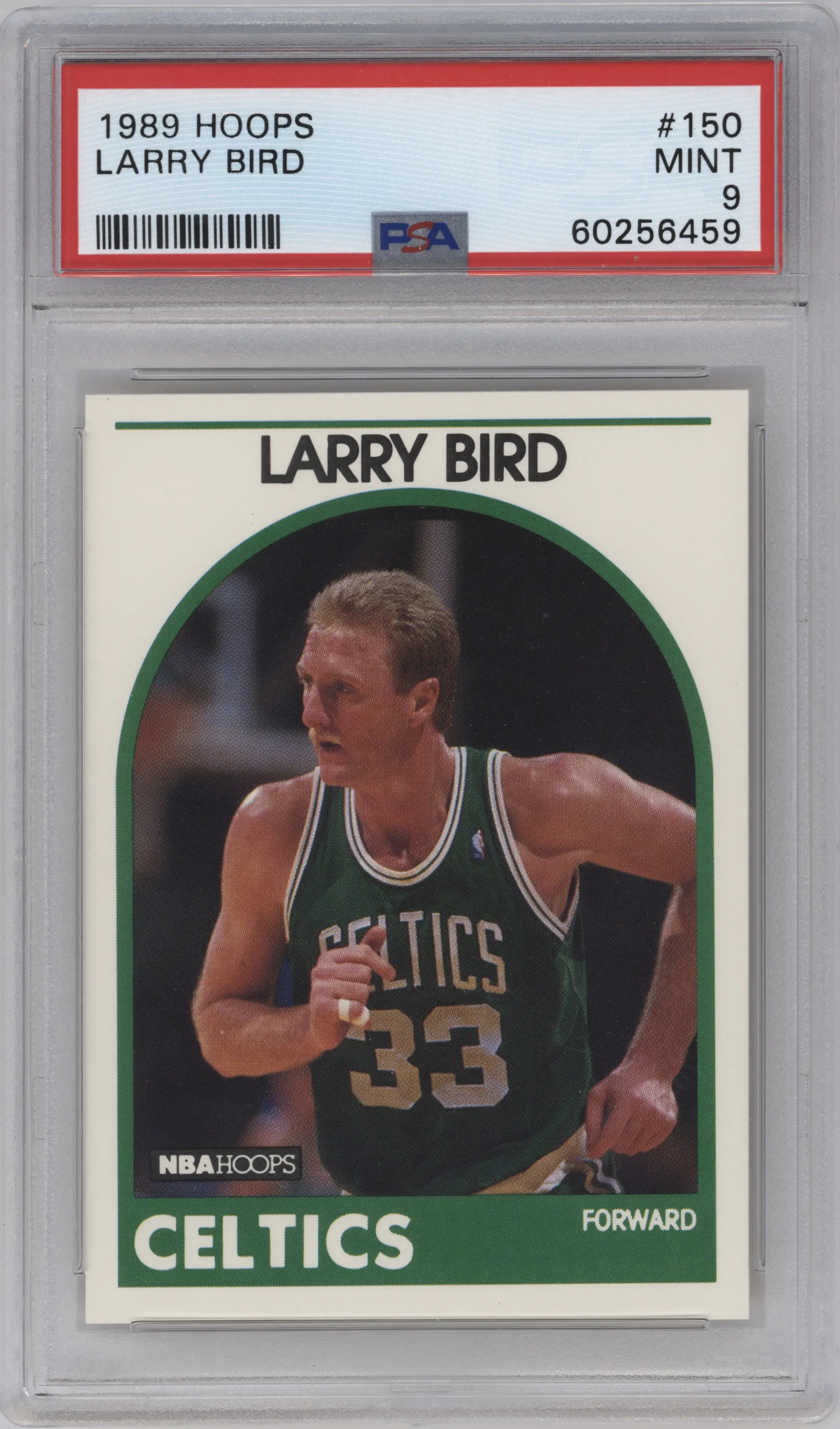 1989 NBA Hoops Larry Bird #150 PSA 9