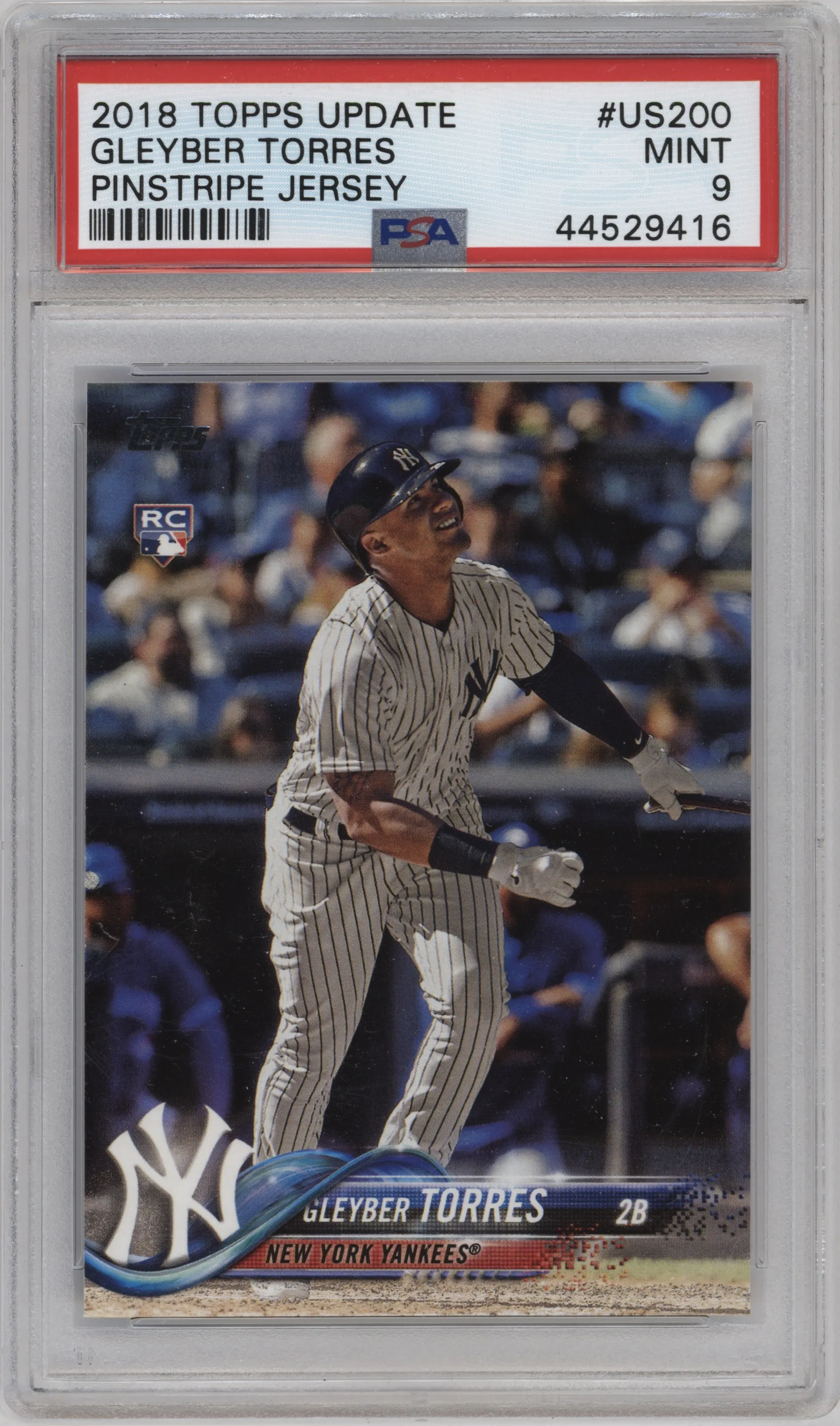 2018 Topps Update Gleyber Torres PSA 9