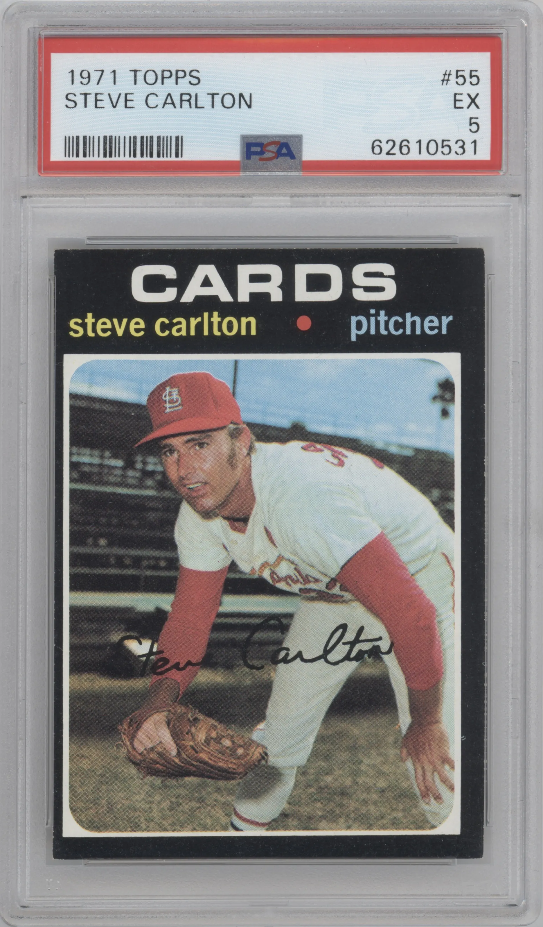 1971 Topps Steve Carlton PSA 5