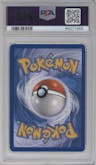 Pikachu from the 2009 Pokemon set featuring a Pokemon Day parallel graded by PSA and given an overall grade of 9.
