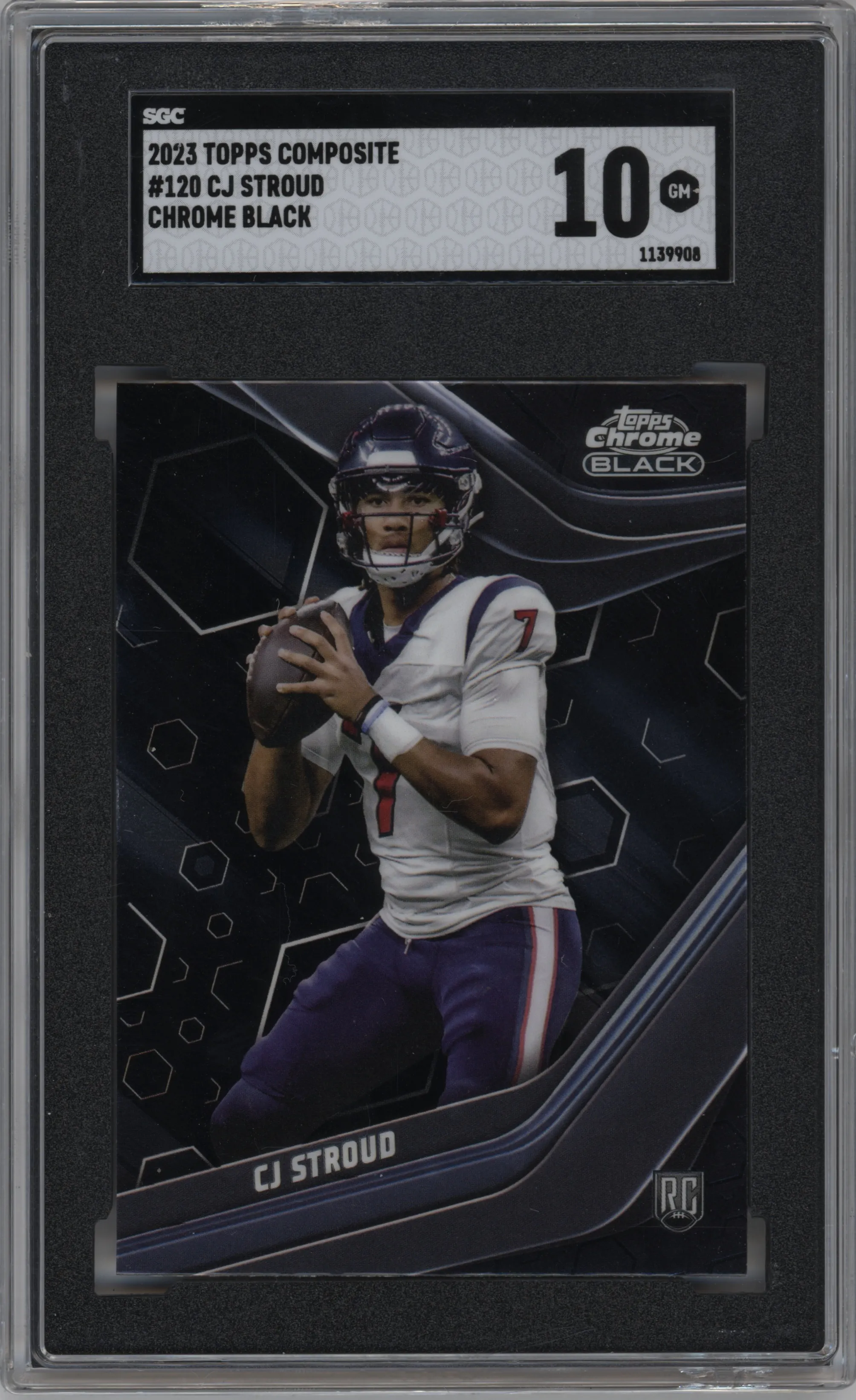 2023 Topps Composite Topps Chrome Blk. CJ Stroud #120 SGC 10