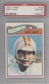 Gary Huff from the 1977 Topps set graded by PSA and given an overall grade of 10.