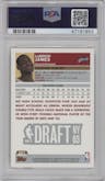 LeBron James from the 2003-04 Topps set graded by PSA and given an overall grade of 8.5.