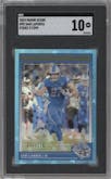 Sam LaPorta from the 2024 Panini Score set featuring a Stars parallel graded by SGC and given an overall grade of 10.