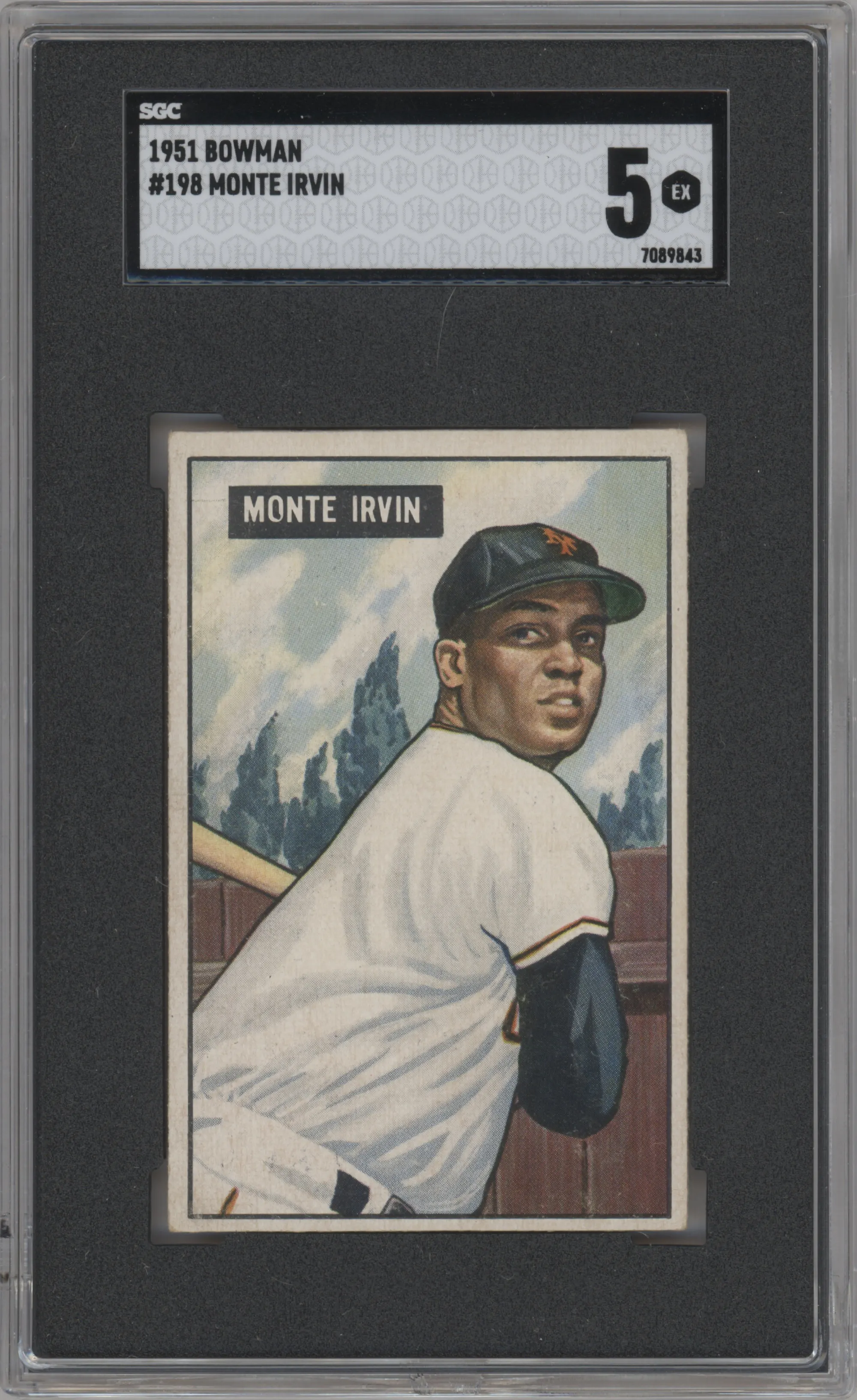 1951 Bowman Monte Irvin #198 SGC 5