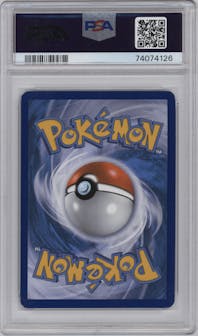 Dragonite EX from the 2014 Pokemon XY set graded by PSA and given an overall grade of 8.