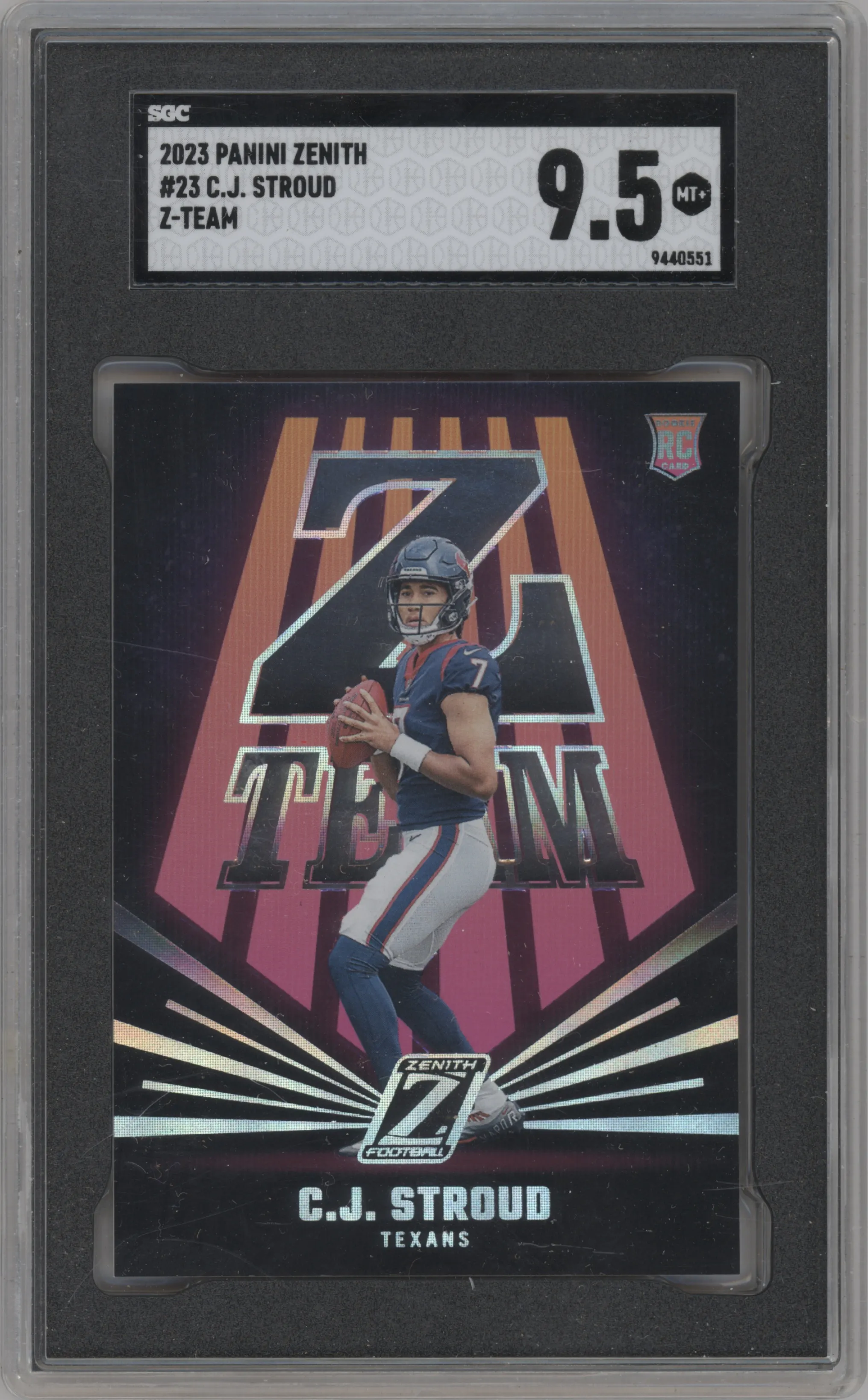 2023 Panini Zenith Z-Team C.J. Stroud SGC 9.5