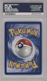 Rattata from the 1999 Pokemon set graded by PSA and given an overall grade of 8.5.