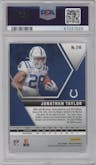 Jonathan Taylor from the 2020 Panini Mosaic set graded by PSA and given an overall grade of 10.