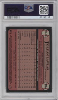 Jordan Lawlar from the 2024 Topps Series 1 Silver Pack set graded by PSA and given an overall grade of 10.
