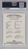 Paul Skenes from the 2024 Topps Allen & Ginter set graded by PSA and given an overall grade of 10.