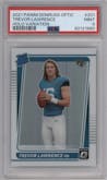 Trevor Lawrence  from the 2021 Panini Donruss Optic set graded by PSA and given an overall grade of 9.
