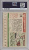 Hal Newhouser from the 1955 Topps set graded by PSA and given an overall grade of 6.
