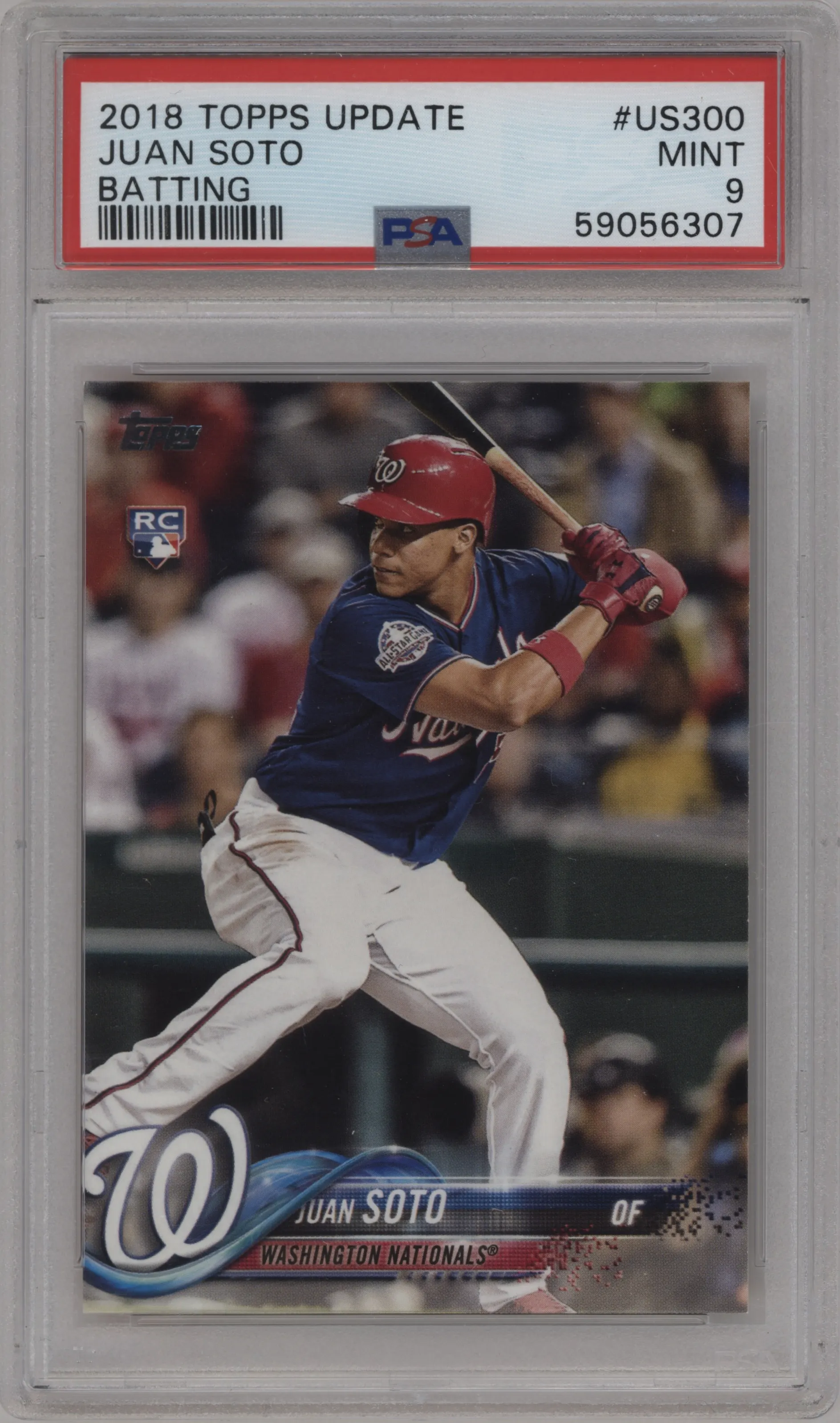 2018 Topps Update Juan Soto PSA 9