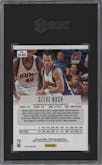 Steve Nash from the 2023-24 Panini Prizm Deca set featuring a FOTL Green Shimmer  parallel graded by SGC and given an overall grade of 9.