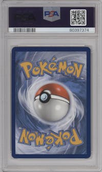 Kangaskhan from the 2020 Pokemon SWSH set featuring a Darkness Ablaze Prerelease Staff parallel graded by PSA and given an overall grade of 9.