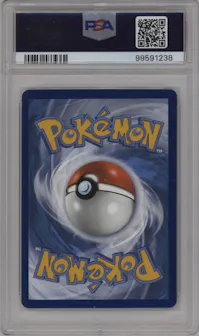 Boss's Orders from the 2020 Pokemon SWSH set graded by PSA and given an overall grade of 9.