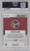 Caitlin Clark from the 2024-25 Panini Instant WNBA set graded by PSA and given an overall grade of 10.