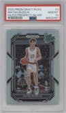 Matas Buzelis from the 2023-24 Panini Prizm Draft Picks set featuring a Silver Prizm parallel graded by PSA and given an overall grade of 10.