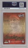 LeBron James from the 2003-04 Upper Deck Collectibles LeBron James Freshman Season set graded by PSA and given an overall grade of 9.