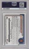 Vladi Guerrero from the 2024 Bowman Chrome Sapphire set graded by PSA and given an overall grade of 9.