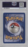 Charizard from the 1999 Pokemon set graded by PSA and given an overall grade of 8.
