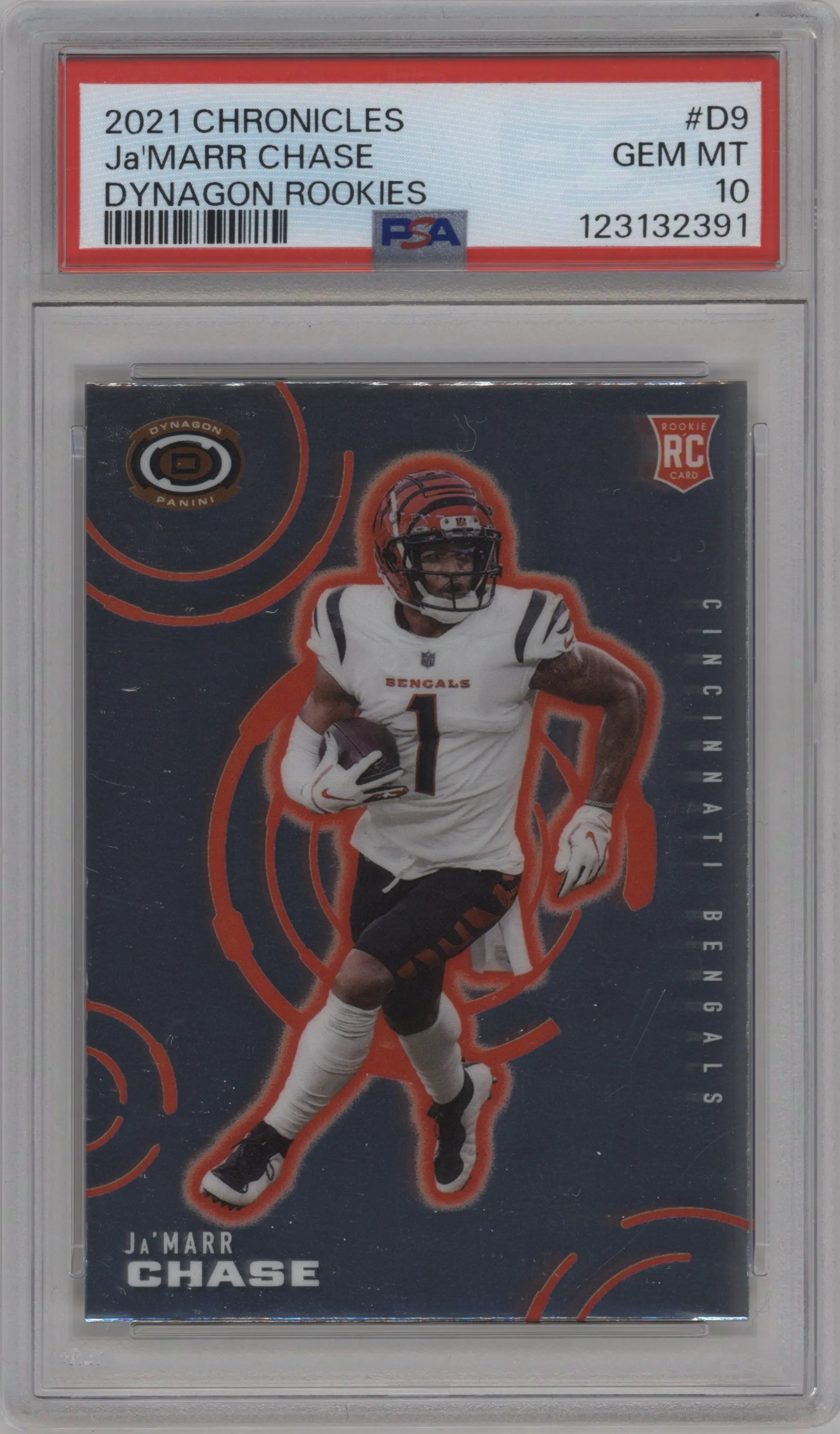 2021 Panini Chronicles Dynagon Ja'Marr Chase PSA 10