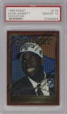 Kevin Garnett from the 1995-96 Topps Finest set featuring a W/ Coating parallel graded by PSA and given an overall grade of 10.