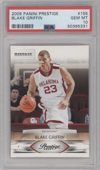 Blake Griffin  from the 2009-10 Panini Prestige set graded by PSA and given an overall grade of 10.