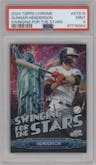 Gunnar Henderson from the 2024 Topps Chrome set graded by PSA and given an overall grade of 9.