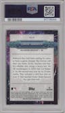 Gunnar Henderson from the 2024 Topps Chrome set graded by PSA and given an overall grade of 9.