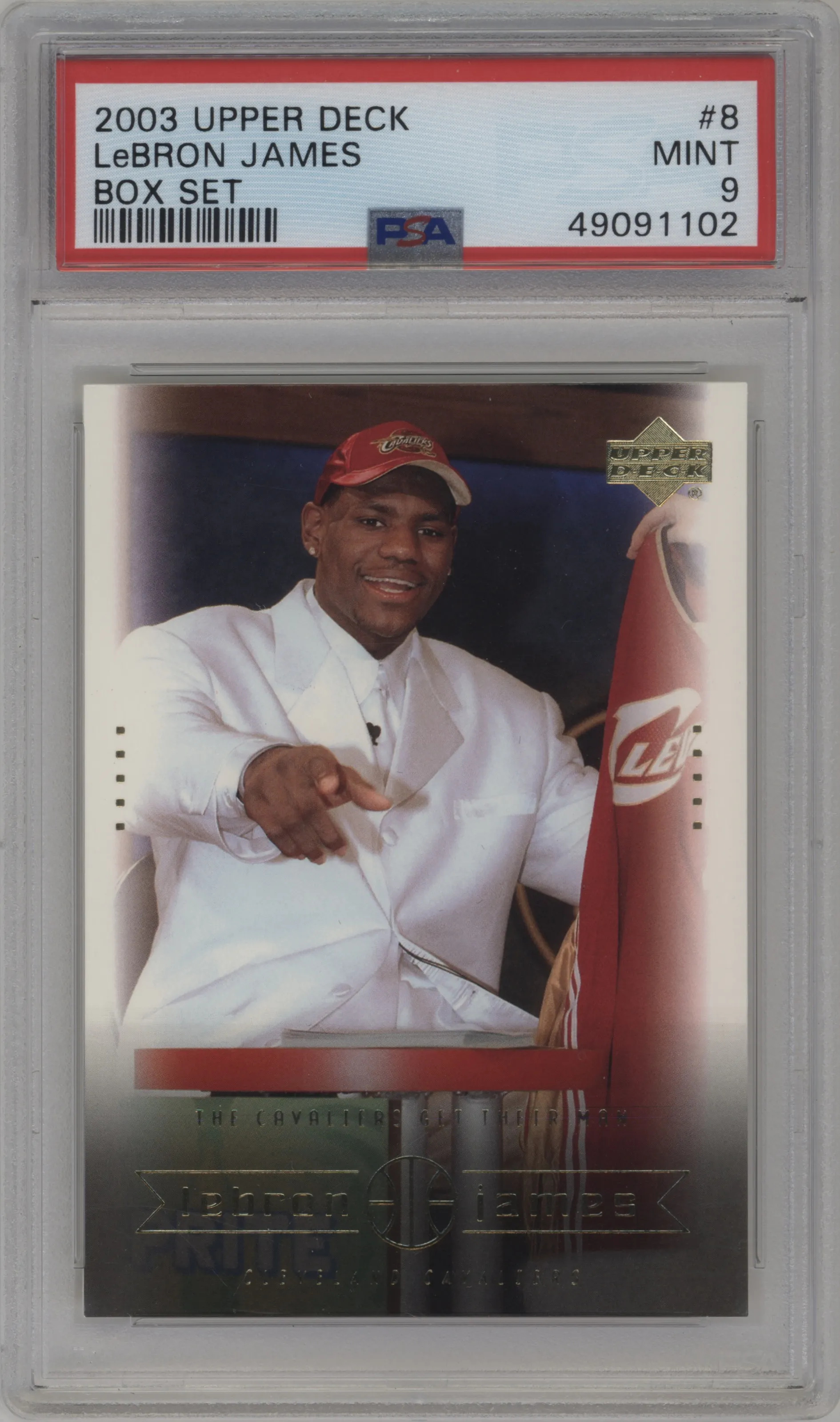 2003 Upper Deck LeBron James Box Set Lebron James PSA 9
