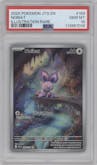Noibat from the 2025 Pokemon SV set graded by PSA and given an overall grade of 10.