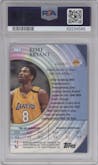 Kobe Bryant from the 2000-01 Topps  set graded by PSA and given an overall grade of 8.
