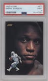 Barry Sanders from the 1991 Score set graded by PSA and given an overall grade of 9.
