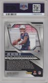 Joe Milton III from the 2024 Panini Prizm set featuring a Pandora parallel graded by PSA and given an overall grade of 9.