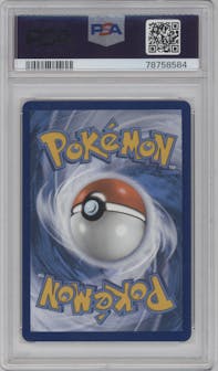 Pikachu  from the 2023 Pokemon SWSH set graded by PSA and given an overall grade of 10.