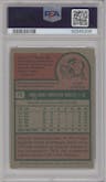 Dave Concepcion from the 1975 Topps set graded by PSA and given an overall grade of 9.