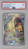 Armarouge from the 2023 Pokemon SV set graded by PSA and given an overall grade of 9.