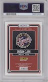 Caitlin Clark from the 2024-25 Panini Instant WNBA set graded by PSA and given an overall grade of 9.