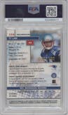 Ty Law  from the 1999 Topps Finest set featuring a Gold Refractor parallel graded by PSA and given an overall grade of 9.