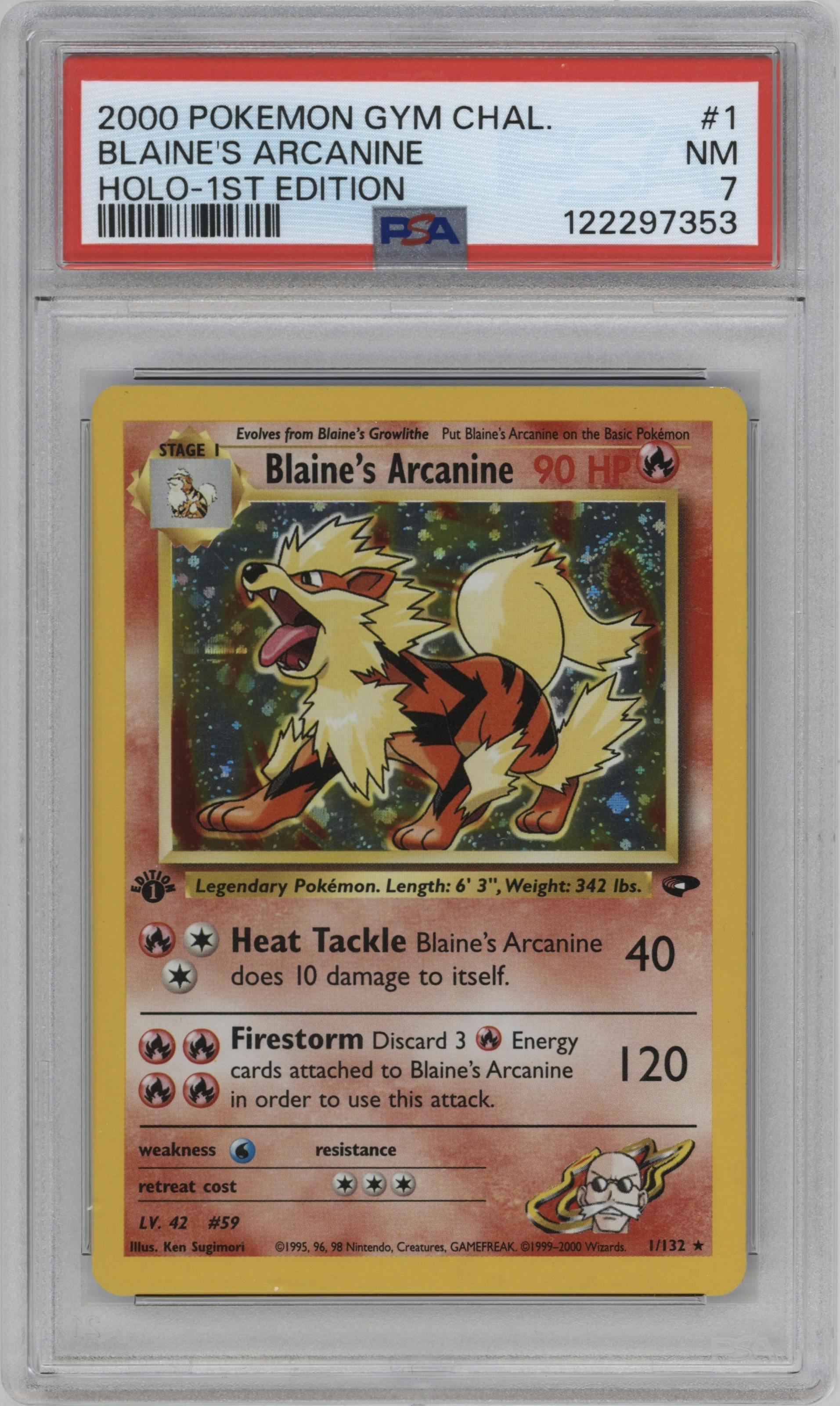 Blaine's Arcanine