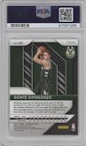 Donte DiVincenzo from the 2018-19 Panini Prizm set featuring a Green Prizm parallel graded by PSA and given an overall grade of 10.