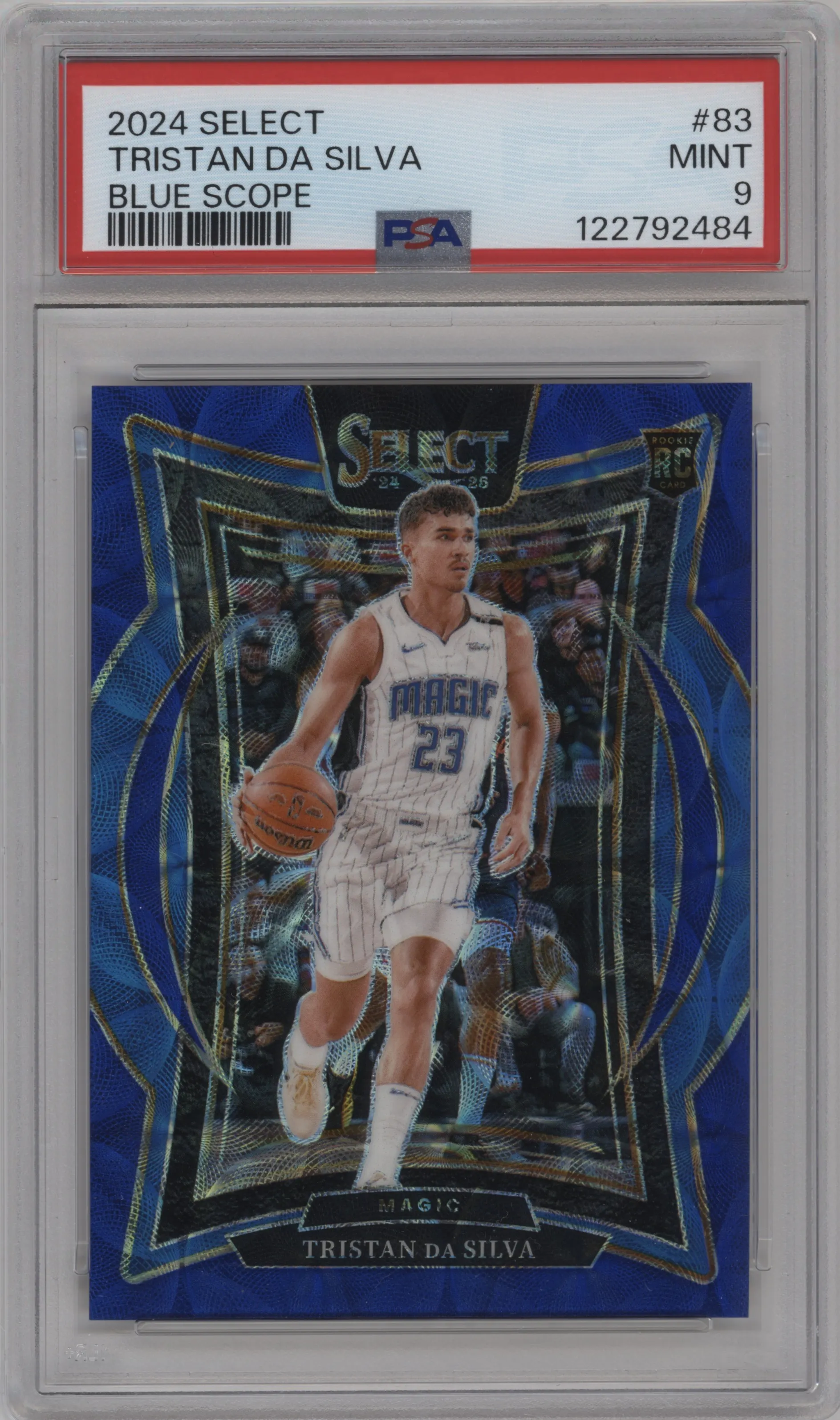 2024 Panini Select Tristan da Silva Blue Scope Prizm PSA 9
