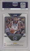 Anthony Edwards from the 2020-21 Panini Prizm set featuring a Choice parallel graded by PSA and given an overall grade of 10.