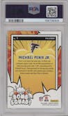 Michael Penix Jr. from the 2024 Donruss set graded by PSA and given an overall grade of 10.