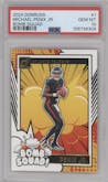 Michael Penix Jr. from the 2024 Donruss set graded by PSA and given an overall grade of 10.