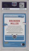 Brandon Miller from the 2023-24 Donruss Optic set featuring a Holo parallel graded by PSA and given an overall grade of 10.